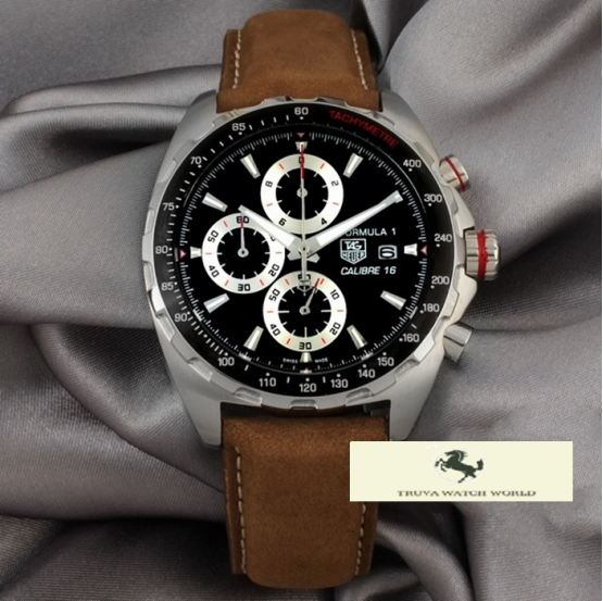 HK1008 TAG HEUER CALİBRE 16 FOMULA 1 NUBUK KORDON